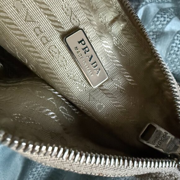 Prada Studded Canapa  Pouch - Picture 9 of 15